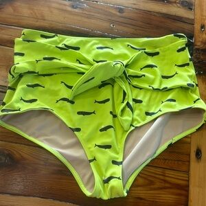 Kortni Jeane Tie Up Front Hugh Waist Whale Bottoms